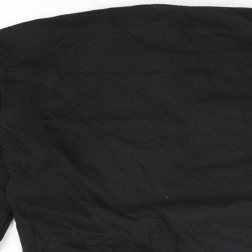 Marvel Girls Black Cotton Pullover Sweatshirt Size 10-11 Years Pullover - Avengers