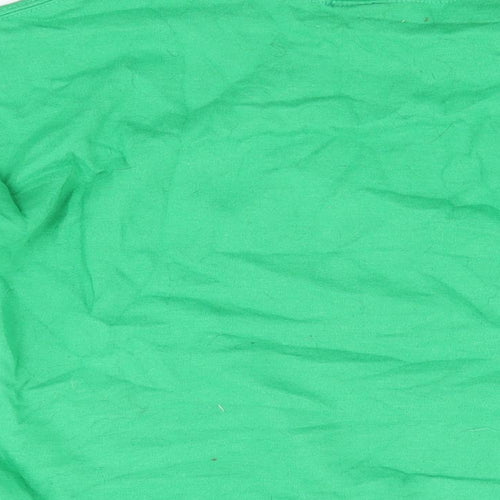 Star Wars Mens Green Cotton Pullover Sweatshirt Size L - Darth Vader, Christmas Jumper