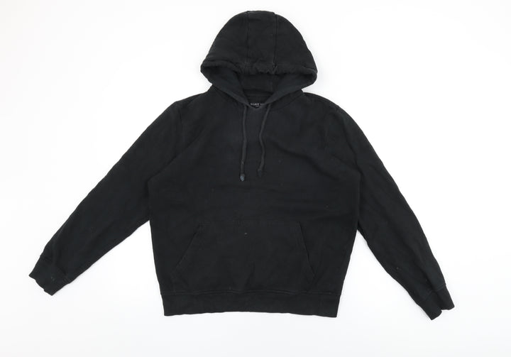 Brave Soul Womens Black Cotton Pullover Hoodie Size M Pullover