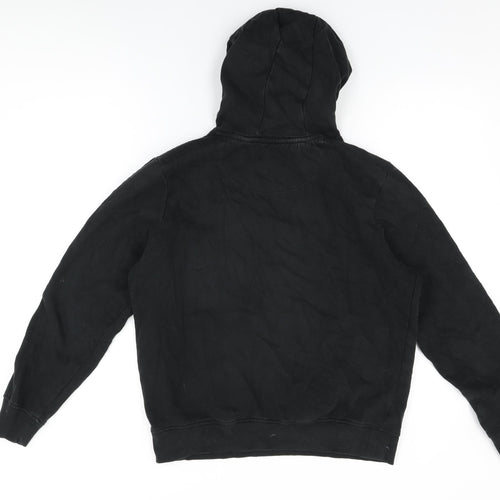 Brave Soul Womens Black Cotton Pullover Hoodie Size M Pullover