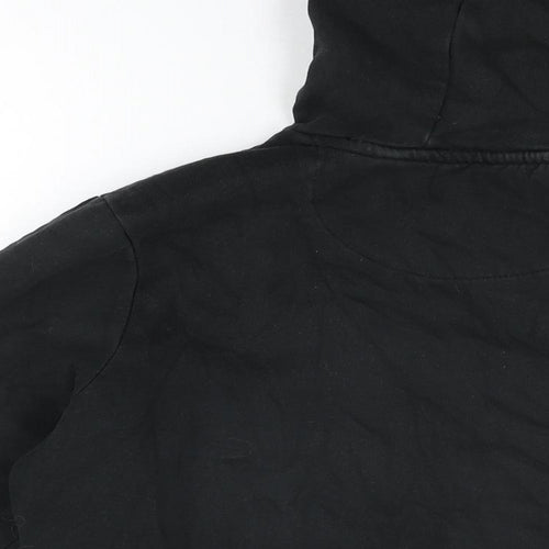 Brave Soul Womens Black Cotton Pullover Hoodie Size M Pullover