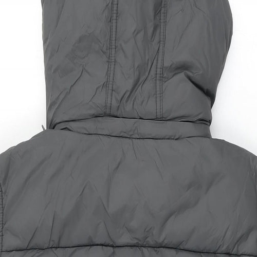 Crosshatch Mens Grey Gilet Coat Size L Zip