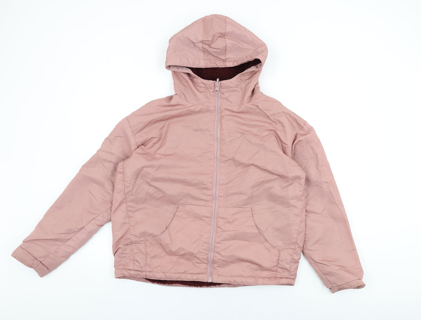 Fabletics Womens Pink Jacket Coat Size S Zip