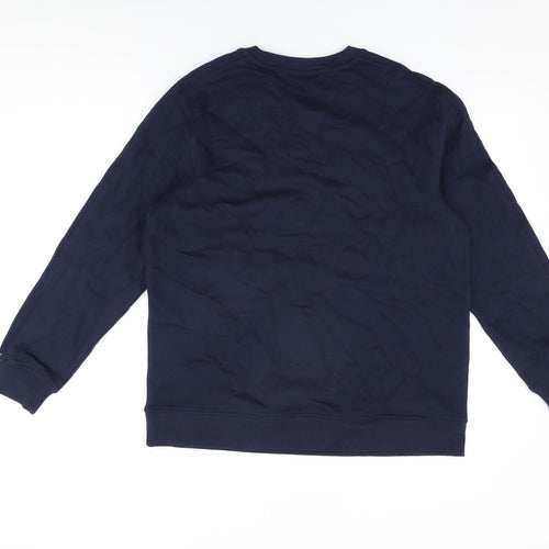Snoopy Womens Blue Cotton Pullover Sweatshirt Size S Pullover - Aspen Colorado, Skiing, Snoopy