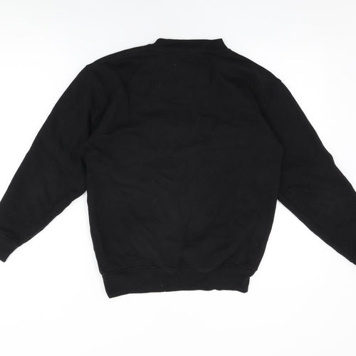 Joydivision Womens Black Cotton Pullover Sweatshirt Size S Pullover