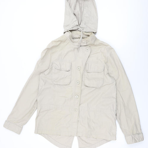 Gap Womens Beige Jacket Coat Size M Zip