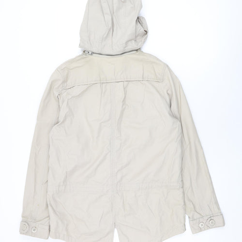 Gap Womens Beige Jacket Coat Size M Zip