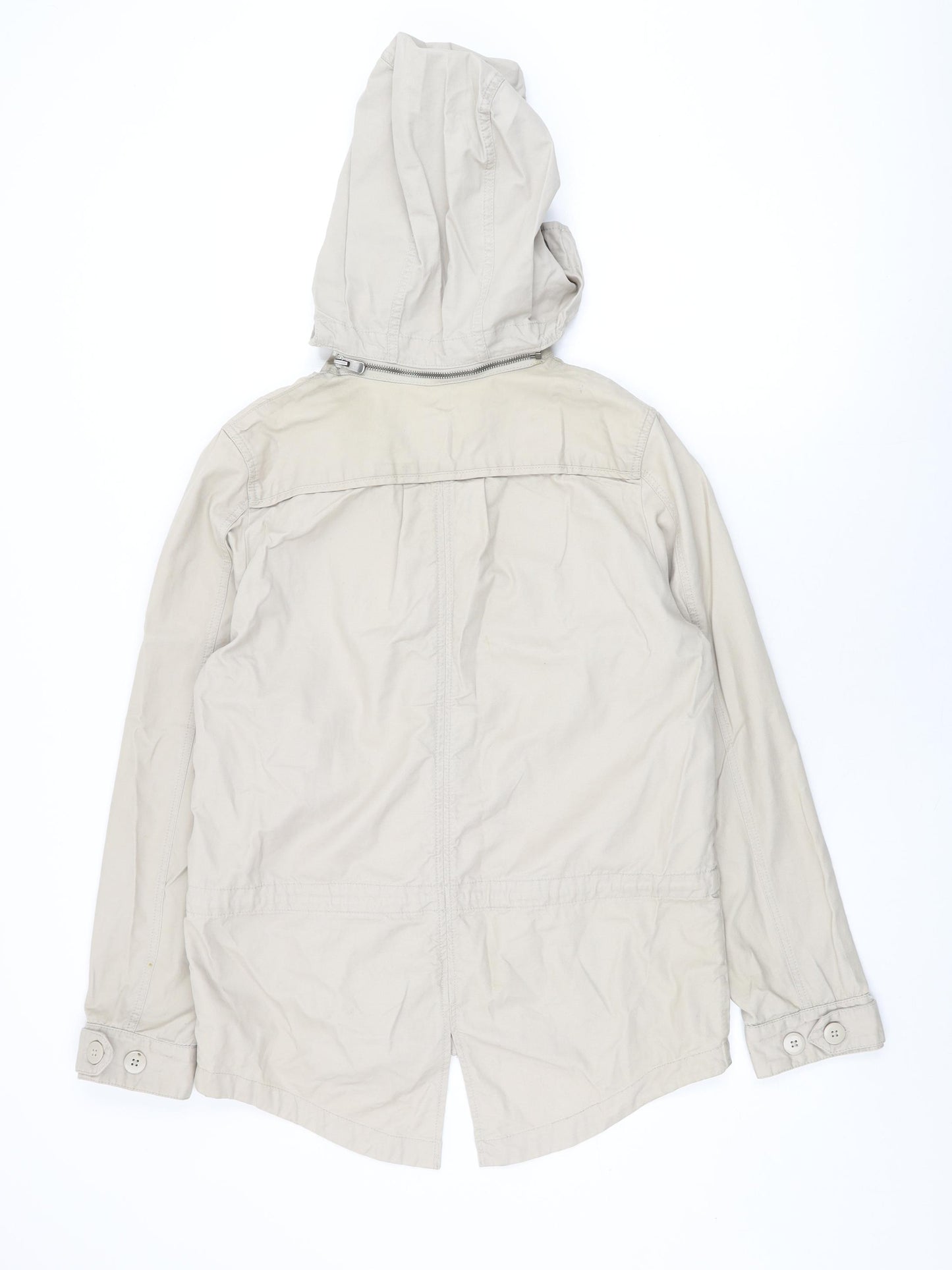 Gap Womens Beige Jacket Coat Size M Zip
