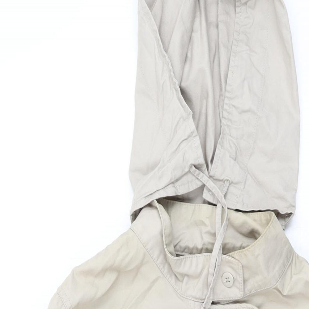 Gap Womens Beige Jacket Coat Size M Zip