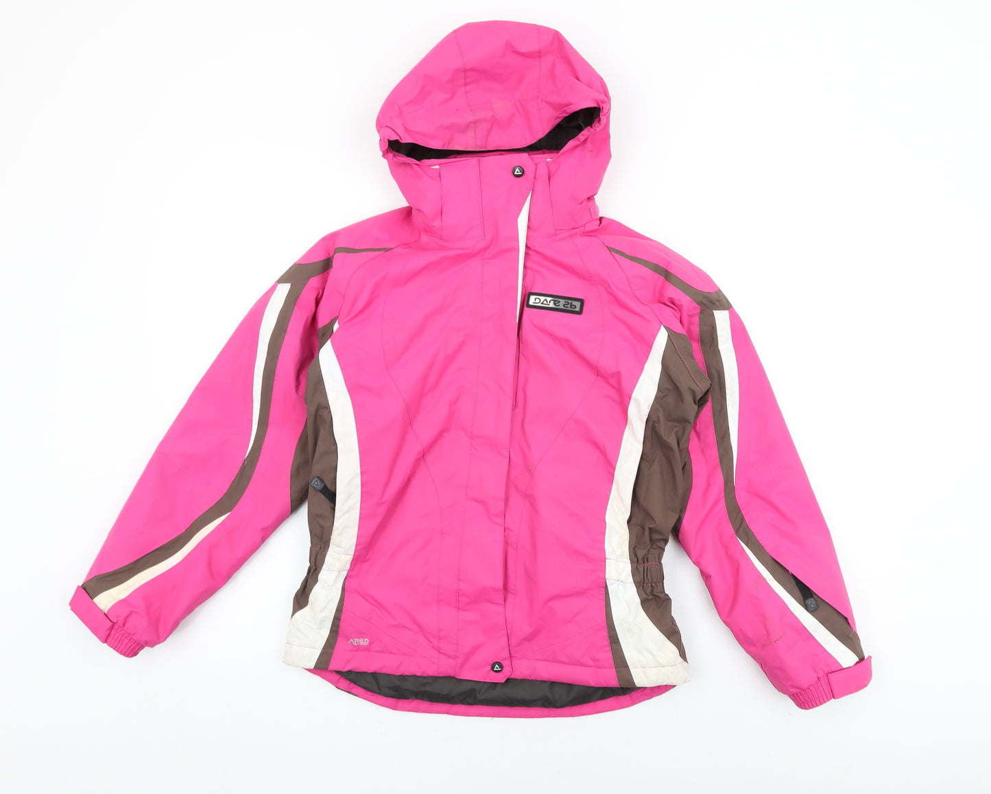 Dare 2B Girls Pink Rain Coat Coat Size 11-12 Years Zip