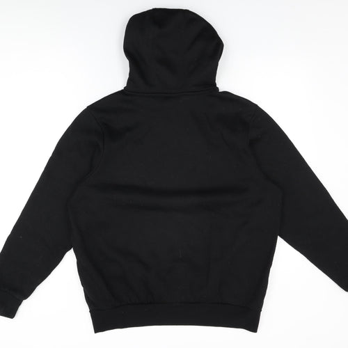 Slazenger Mens Black Cotton Pullover Hoodie Size S