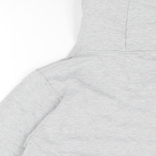 Stranger Things Womens Grey Polyester Pullover Hoodie Size S Pullover