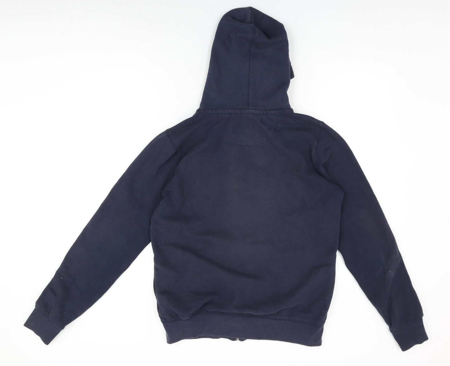 Petrol Industries Mens Black Cotton Full Zip Hoodie Size S