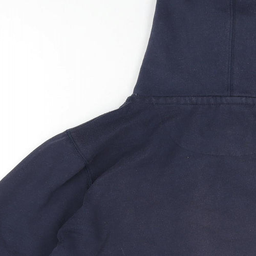 Petrol Industries Mens Black Cotton Full Zip Hoodie Size S