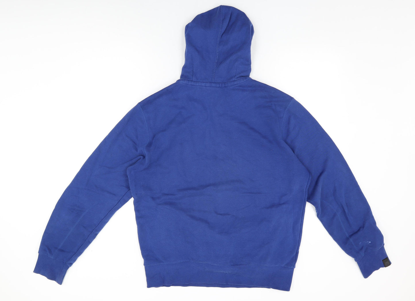 Slazenger Mens Blue Cotton Pullover Hoodie Size M