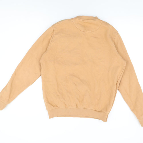 Lyle & Scott Mens Orange Cotton Pullover Sweatshirt Size S