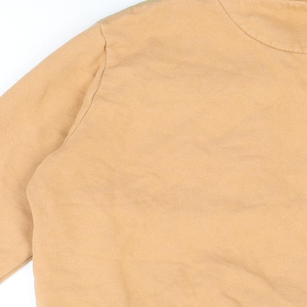 Lyle & Scott Mens Orange Cotton Pullover Sweatshirt Size S
