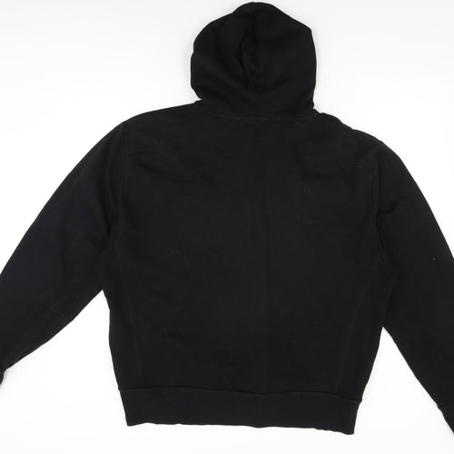 Firetrap Mens Black Cotton Full Zip Hoodie Size 2XL