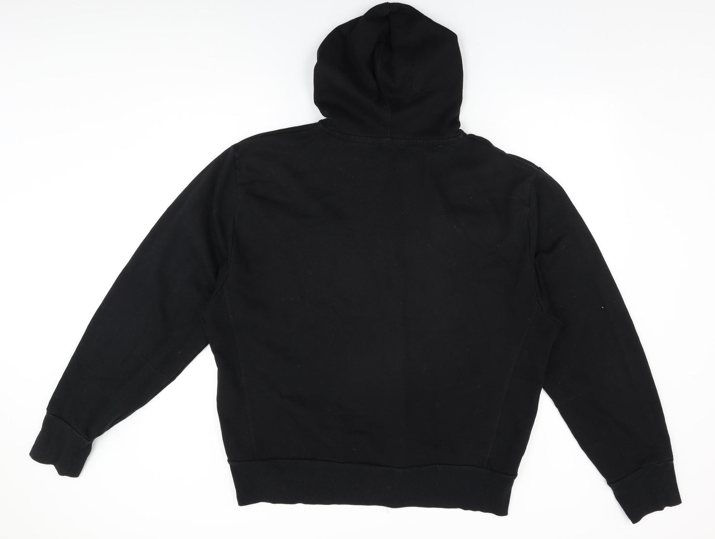 Firetrap Mens Black Cotton Full Zip Hoodie Size 2XL