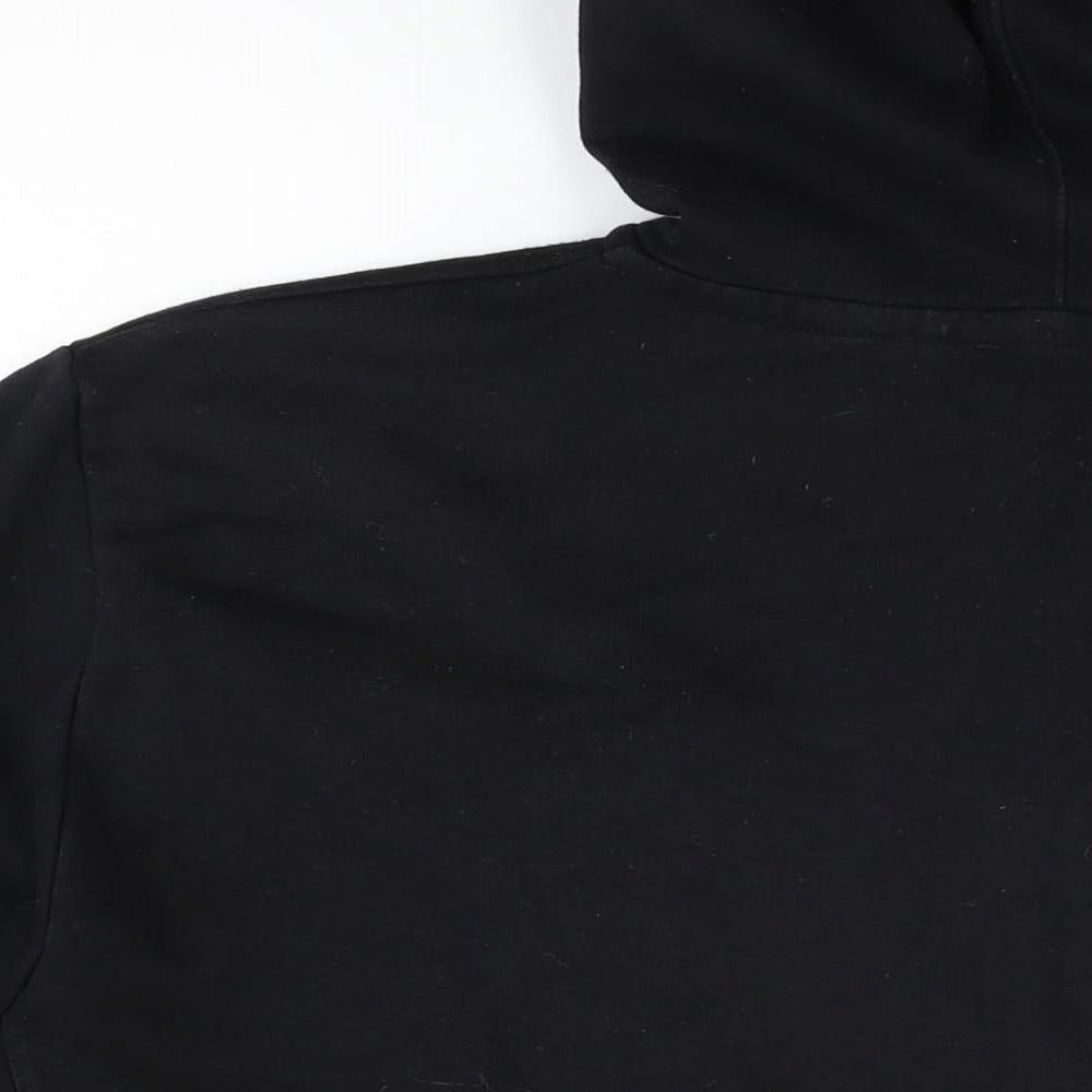 Firetrap Mens Black Cotton Full Zip Hoodie Size 2XL