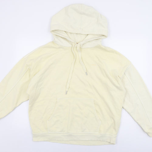 Levi's Womens Yellow Cotton Pullover Hoodie Size M Pullover