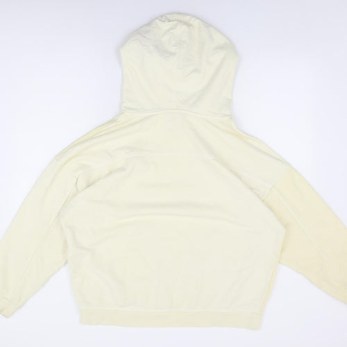 Levi's Womens Yellow Cotton Pullover Hoodie Size M Pullover