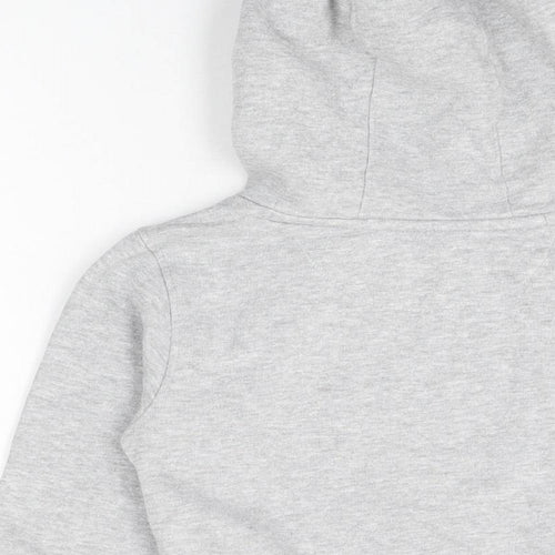 SoulCal&Co Girls Grey Cotton Pullover Hoodie Size 6-7 Years Pullover