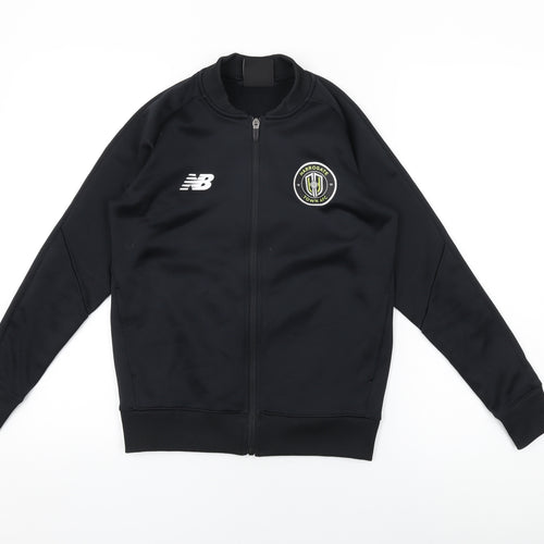 New Balance Boys Black Jacket Size 10-11 Years Zip - Harrogate Town FC