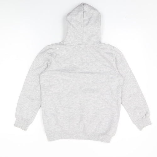 Umbro Girls Grey Cotton Pullover Hoodie Size 11-12 Years Pullover