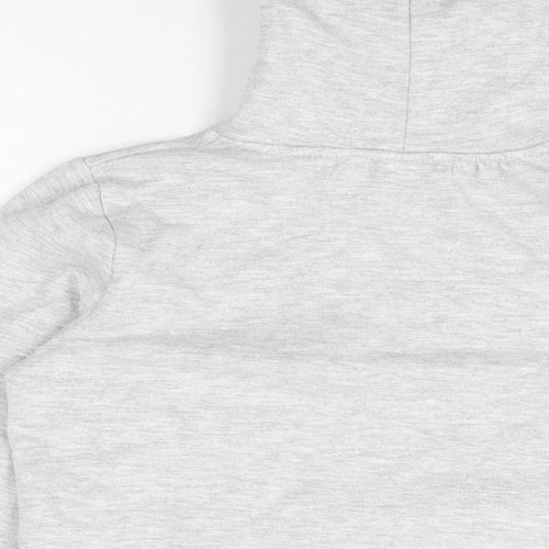 Umbro Girls Grey Cotton Pullover Hoodie Size 11-12 Years Pullover