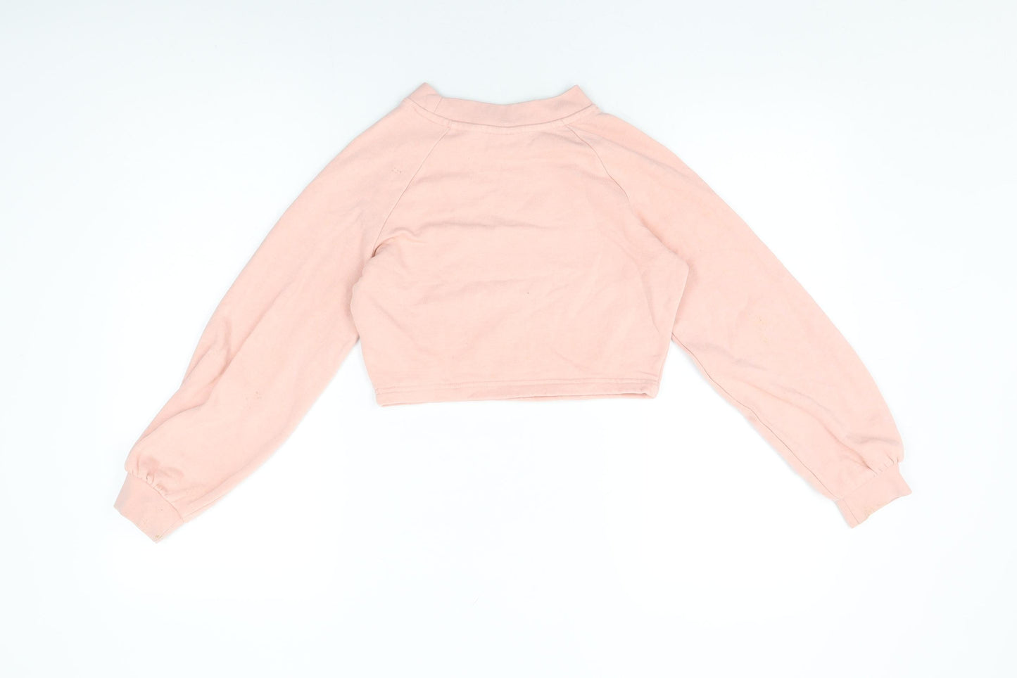 ELLE Girls Pink Cotton Pullover Sweatshirt Size 8-9 Years Pullover