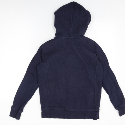 Gap Mens Blue Cotton Full Zip Hoodie Size S