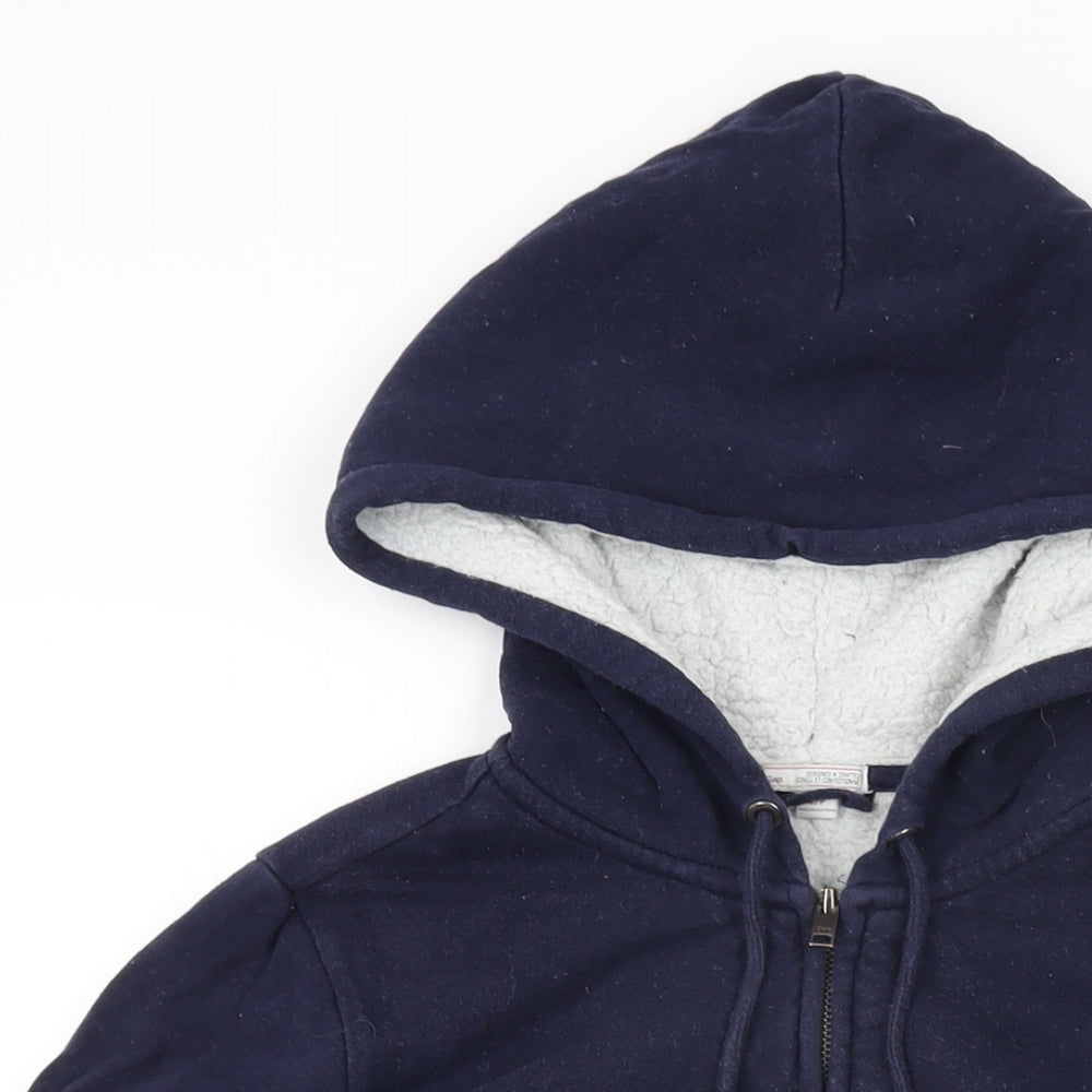 Gap Mens Blue Cotton Full Zip Hoodie Size S