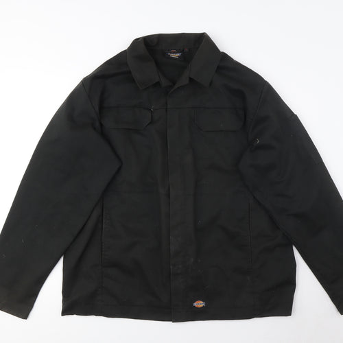 Dickies Mens Black L Work Jacket - Regular Fit