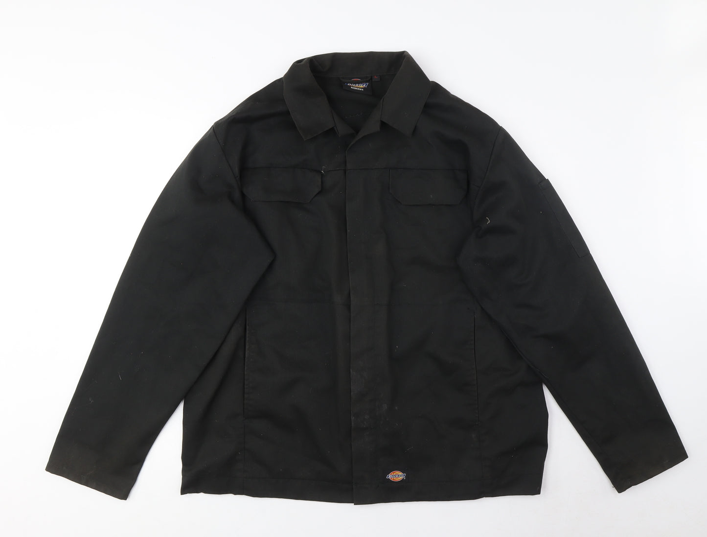 Dickies Mens Black L Work Jacket - Regular Fit