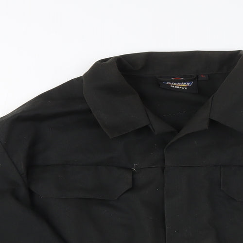 Dickies Mens Black L Work Jacket - Regular Fit