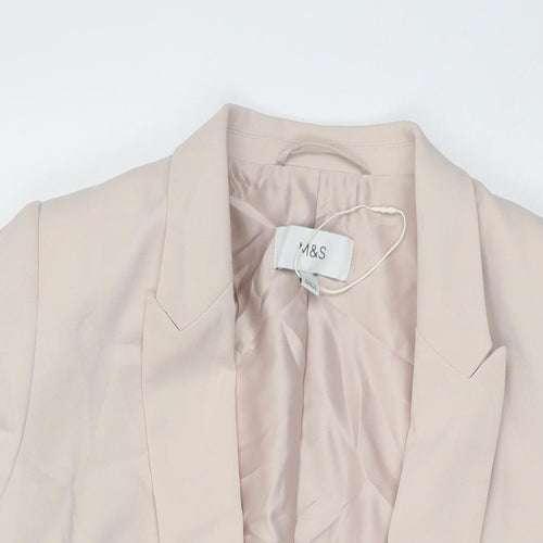 Marks and Spencer Womens Pink Jacket Size 14
