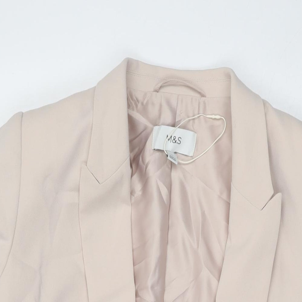 Marks and Spencer Womens Pink Jacket Size 14