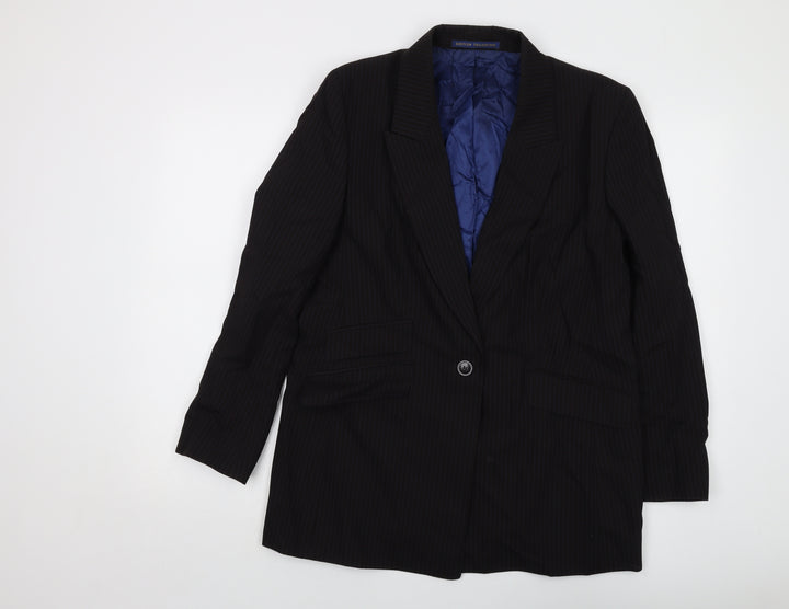 Marks and Spencer Womens Beige Spotted Polyester Jacket Suit Jacket Size 14