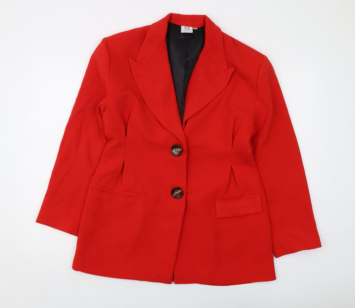 Sundar Bay Womens Red Jacket Size 10 Button