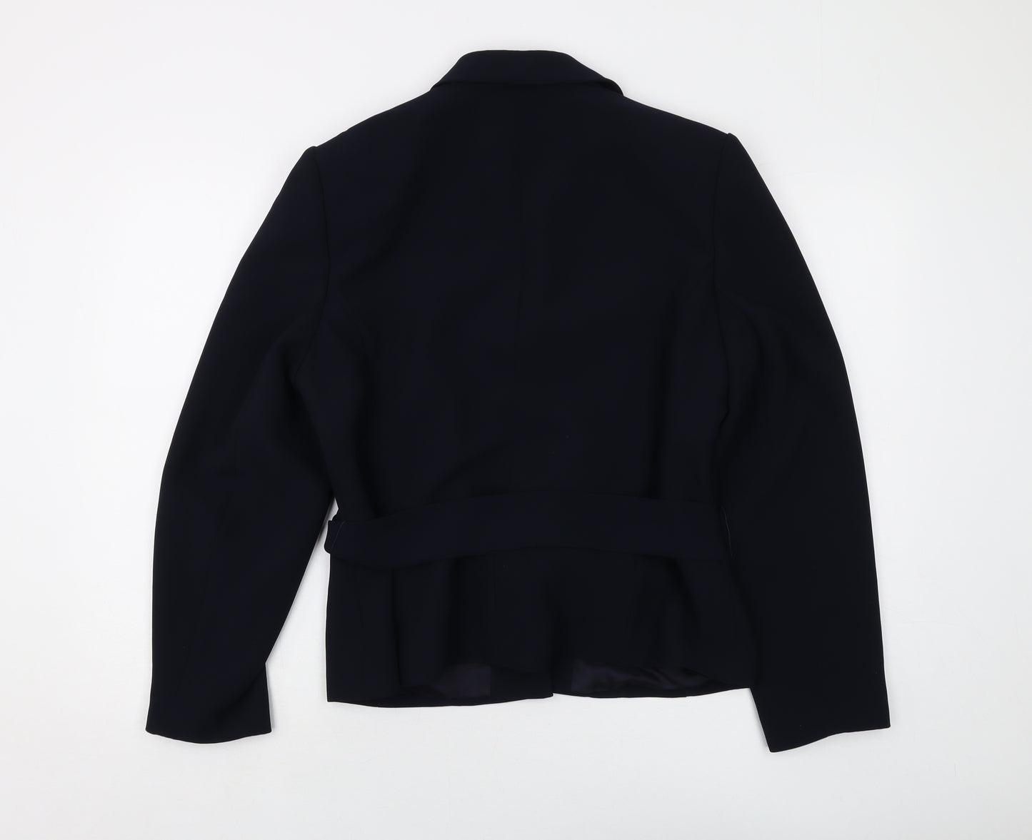 Principles Womens Blue Jacket Size 16 Hook & Eye