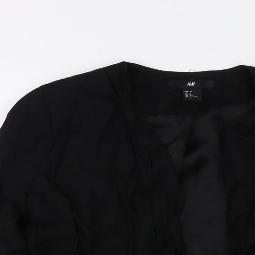 H&M Womens Black Jacket Size 8