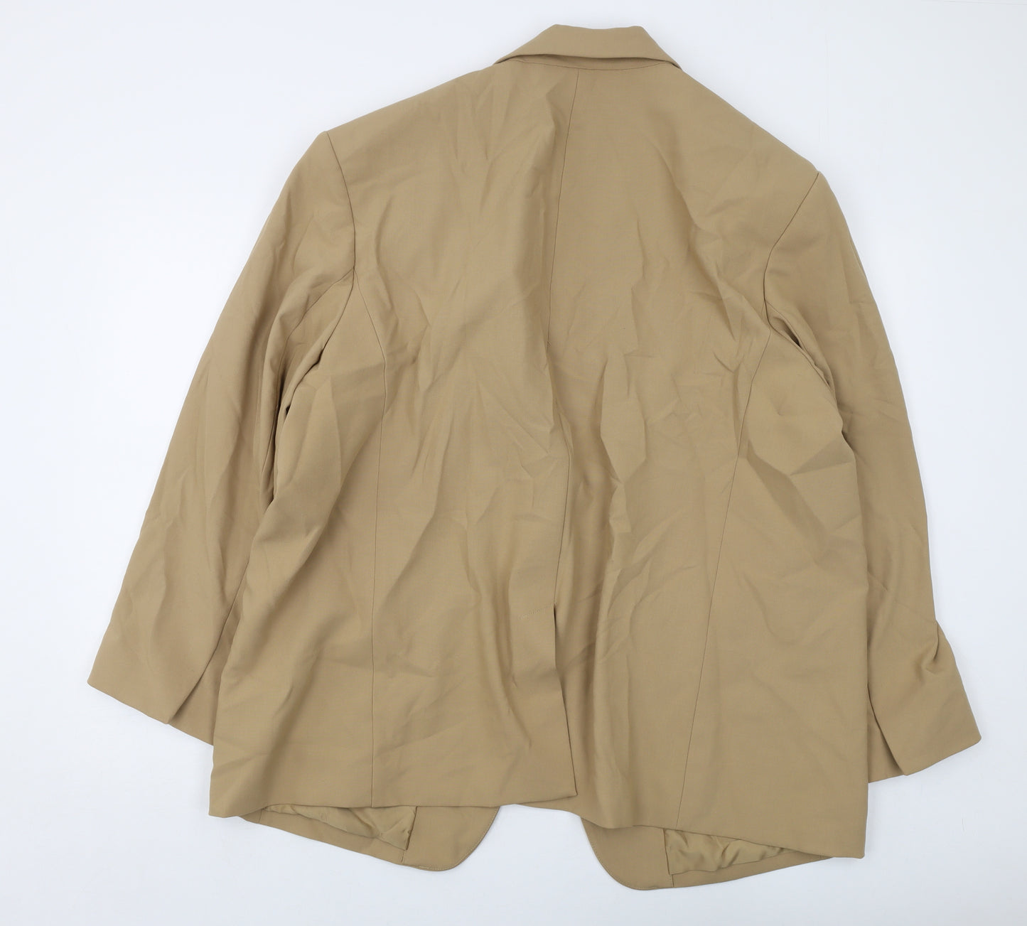 Marks and Spencer Womens Beige Jacket Size 22 Button