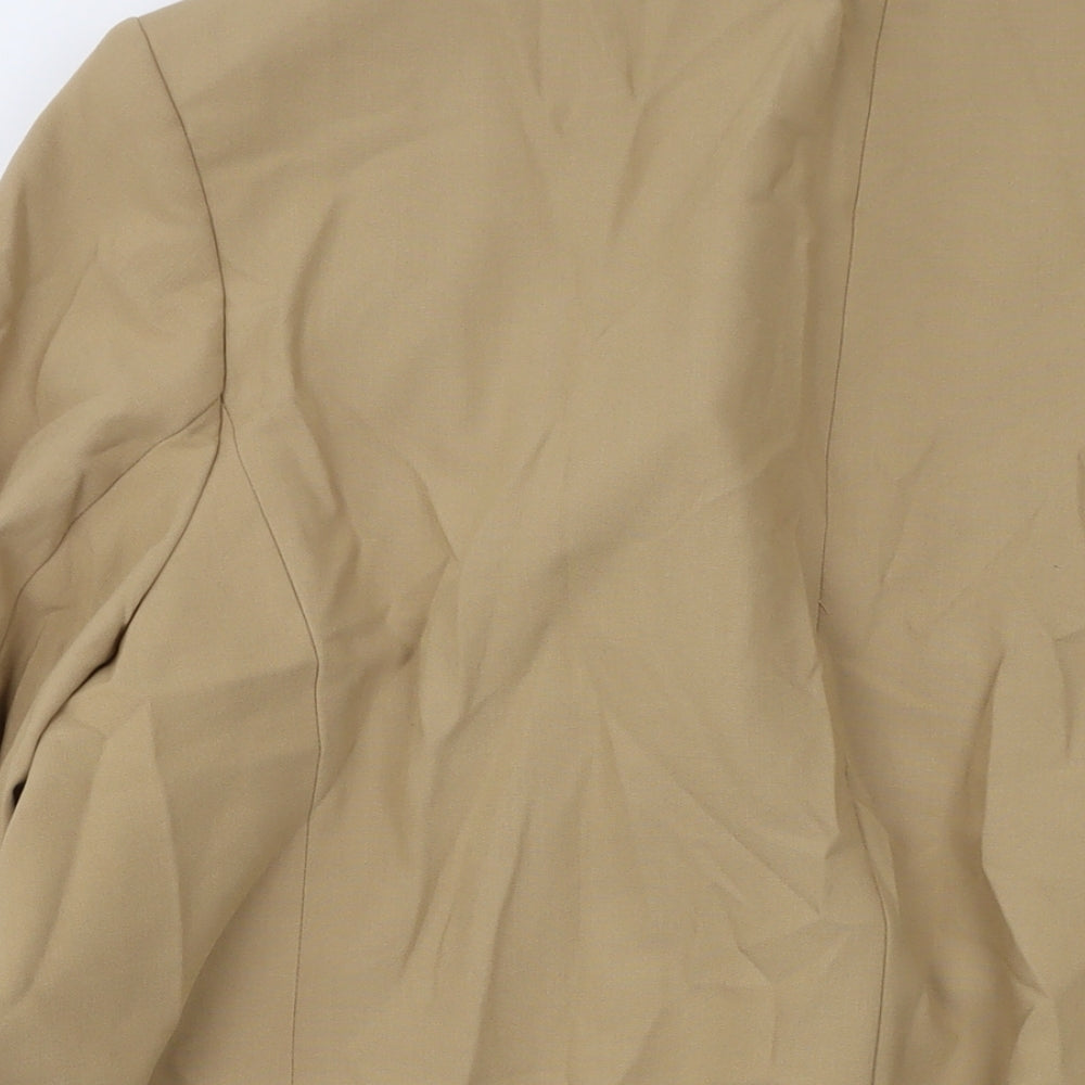 Marks and Spencer Womens Beige Jacket Size 22 Button