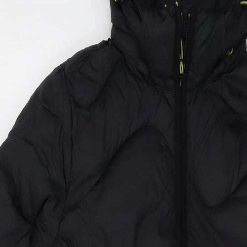 Marks and Spencer Womens Black Jacket Size 6 Zip