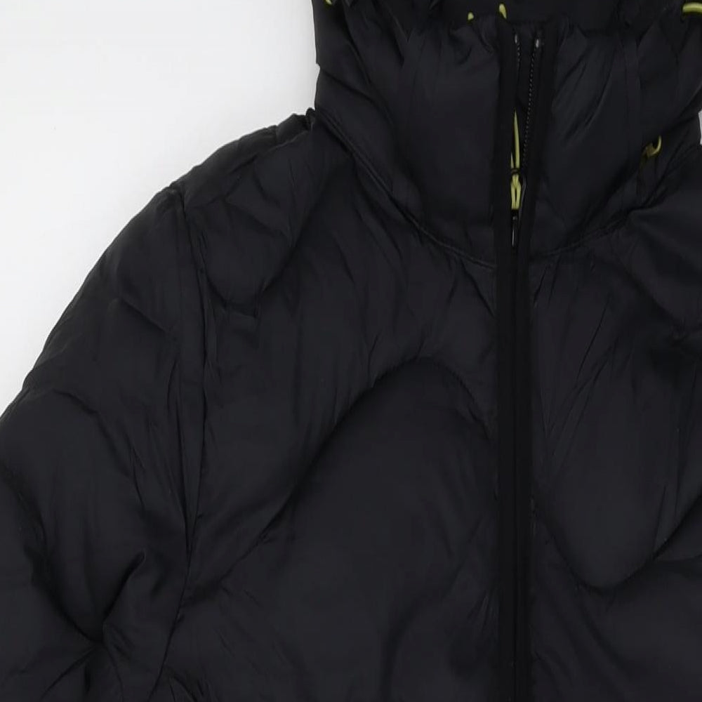 Marks and Spencer Womens Black Jacket Size 6 Zip