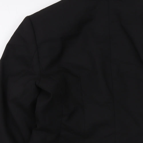 H&M Womens Black Jacket Size 10 Button