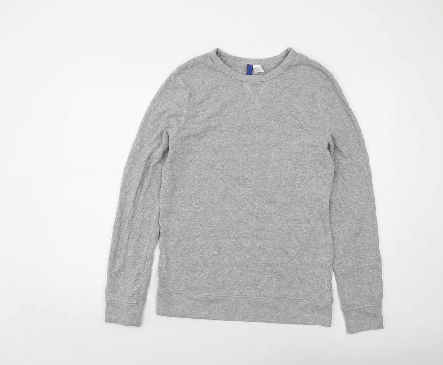H&M Mens Grey Cotton Pullover Sweatshirt Size M