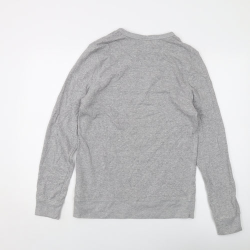H&M Mens Grey Cotton Pullover Sweatshirt Size M
