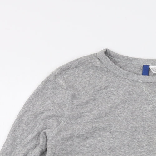 H&M Mens Grey Cotton Pullover Sweatshirt Size M